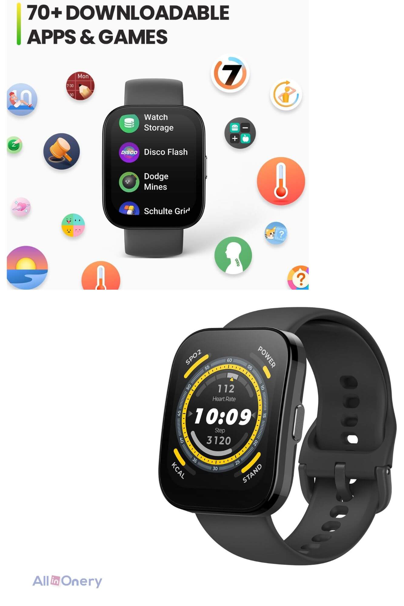 best men's fitness watch, Amazfit Ultra Large Screen Bip 5 Smart Watch