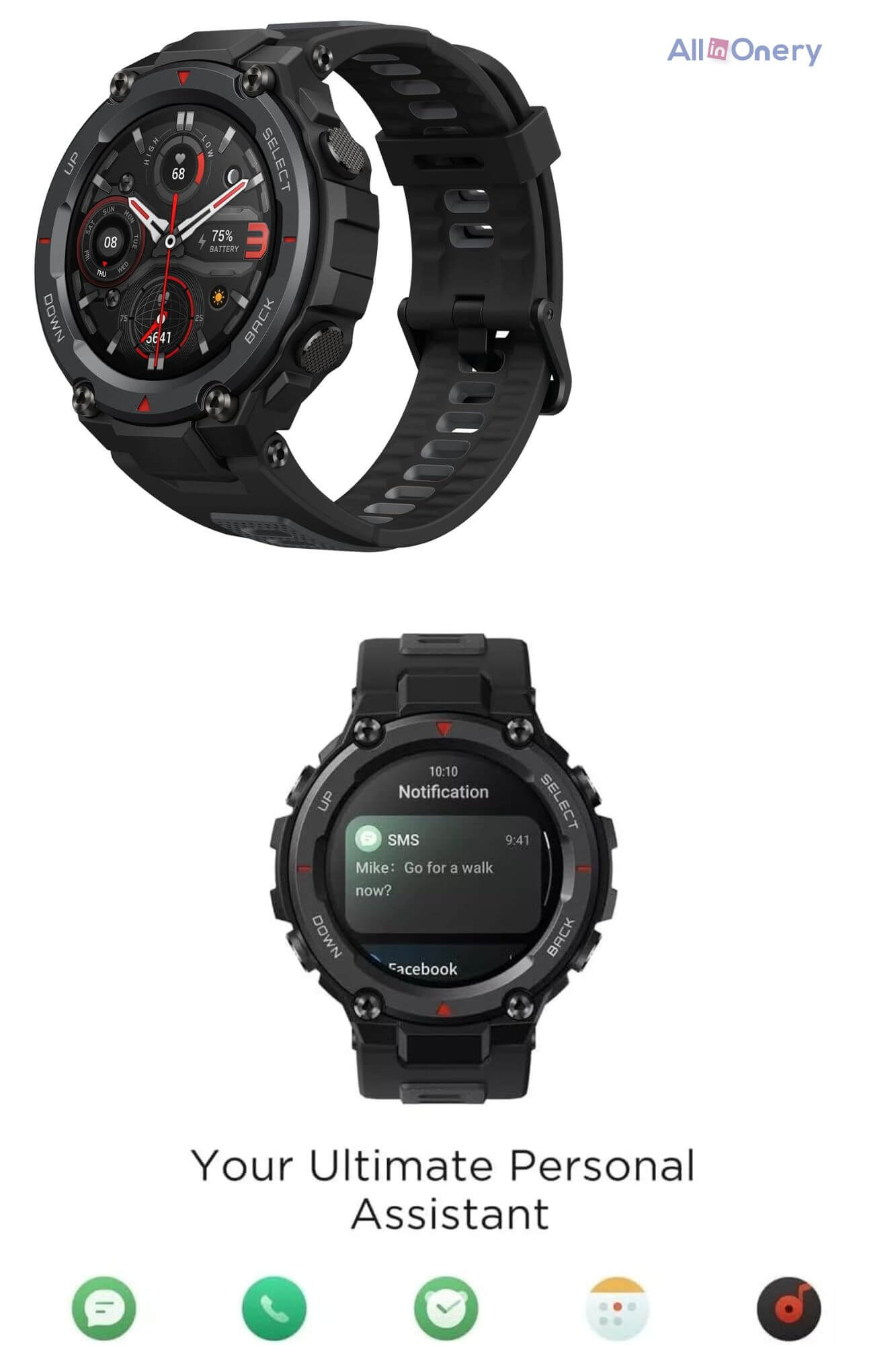 best men's fitness watch, Amazfit T-Rex GPS Fitness Pro Smart Watch For Men