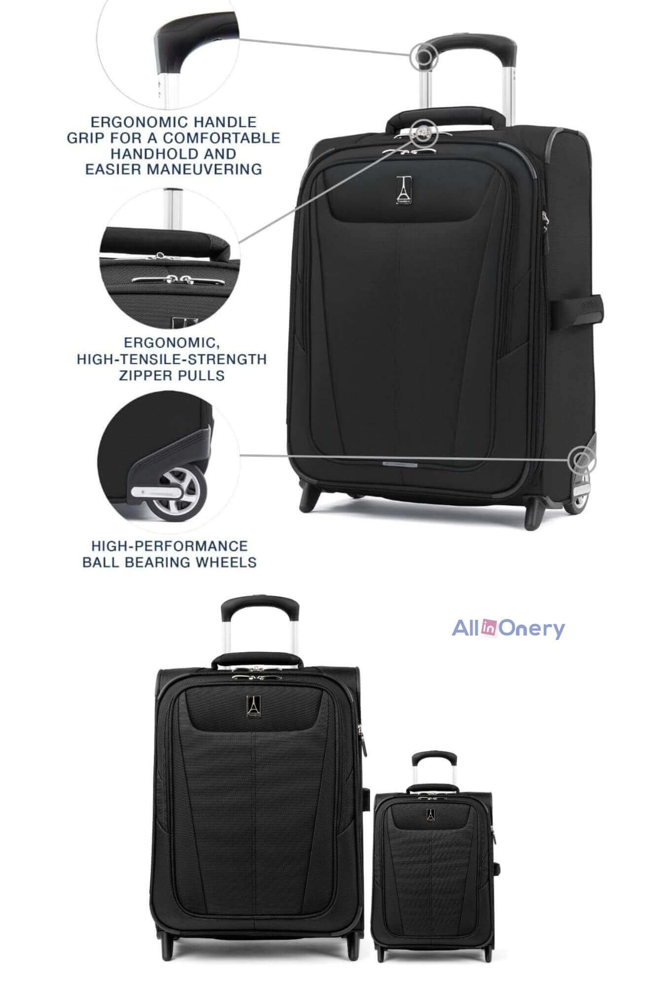 Travelpro Maxlite 5 Carry-On 20-inch Softside Expandable Upright 2-Wheel Luggage